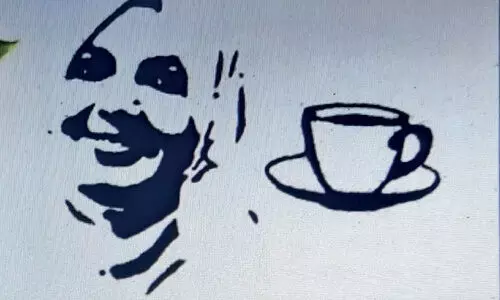 ചാ​യ​പ്പൊ​ടി​യി​ൽ വി​സ്മ​യം തീ​ർ​ത്ത് സ​ന​യു​ടെ വി​ഡി​യോ വൈ​റ​ൽ