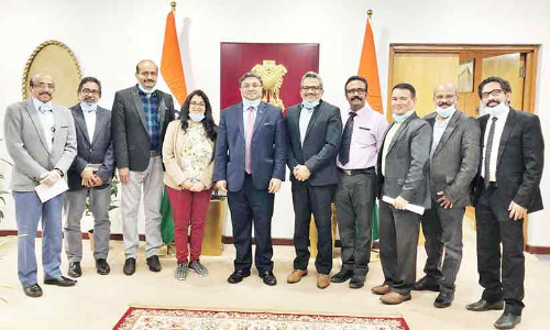 എ​ൻ​ജി​നീ​യേ​ഴ്‌​സ് ഫോ​റം അം​ബാ​സ​ഡ​റു​മാ​യി കൂ​ടി​ക്കാ​ഴ്ച ന​ട​ത്തി