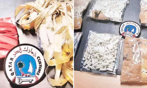 നി​രോ​ധി​ത ഗു​ളി​ക​ക​ൾ ക​സ്​​റ്റം​സ്​ പി​ടി​കൂ​ടി