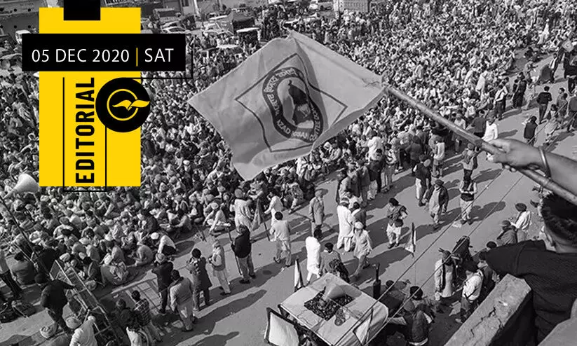 കർഷകരെ തോൽപിക്കാൻ പതിവ് കുതന്ത്രങ്ങൾ മതിയാവില്ല കർഷകരെ തോൽപിക്കാൻ പതിവ് കുതന്ത്രങ്ങൾ മതിയാവില്ല