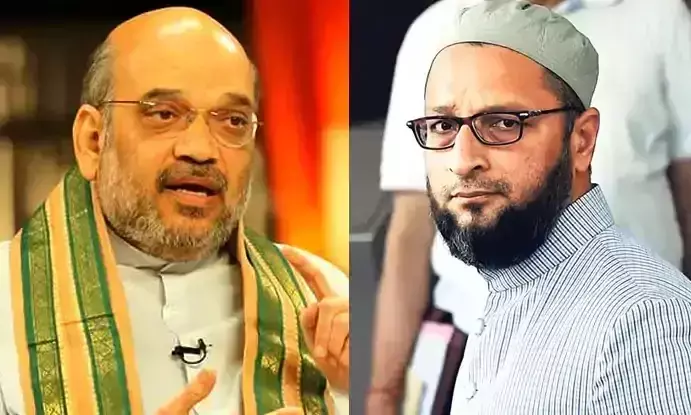 amit shah and owaisi amit shah and owaisi