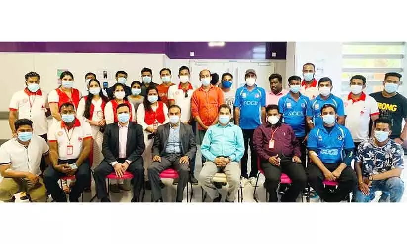 ബി.ഡി.കെ ബഹ്റൈൻ–സചിൻ ക്രിക്കറ്റ് ക്ലബ് രക്തദാന ക്യാമ്പ് ബി.ഡി.കെ ബഹ്റൈൻ–സചിൻ ക്രിക്കറ്റ് ക്ലബ് രക്തദാന ക്യാമ്പ്