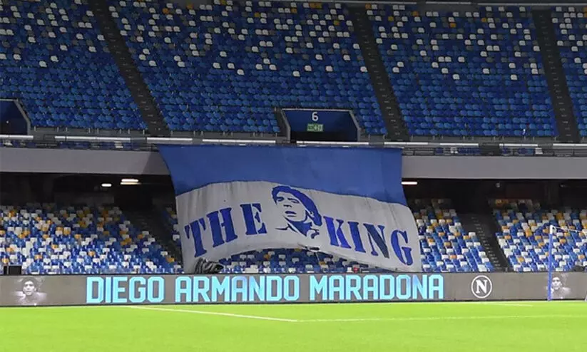 ഔദ്യോഗികം; നാപോളിയുടെ സാൻ പോളോ ഇനി മുതൽ സ്റ്റേഡിയോ ഡീഗോ അർമാൻഡോ മറഡോണ ഔദ്യോഗികം; നാപോളിയുടെ സാൻ പോളോ ഇനി മുതൽ സ്റ്റേഡിയോ ഡീഗോ അർമാൻഡോ മറഡോണ