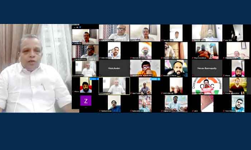 ആ​ല​പ്പു​ഴ ഒ.​ഐ.​സി.​സി തെ​ര​ഞ്ഞെ​ടു​പ്പ് ക​ൺ​വെ​ൻ​ഷ​ൻ സം​ഘ​ടി​പ്പി​ച്ചു