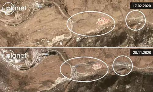 അരുണാചലിനടുത്ത്​ ചൈന മൂന്നു​ ഗ്രാമങ്ങളുണ്ടാക്കി​; ആശങ്ക