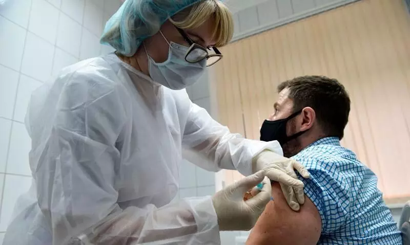 vaccination in a person vaccination in a person