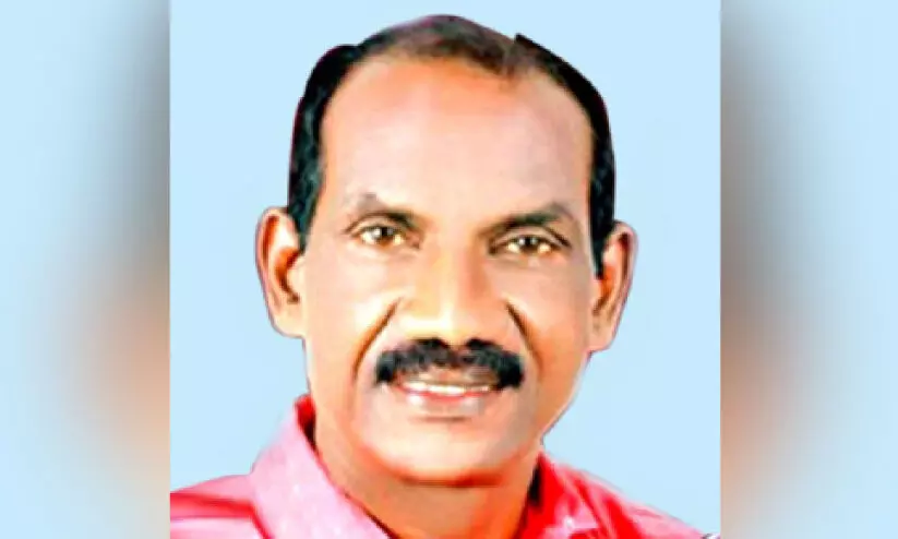 ച​വ​റയിൽ എ​ൽ.​ഡി.​എ​ഫ് സ്ഥാ​നാ​ർ​ഥി മ​രി​ച്ചു