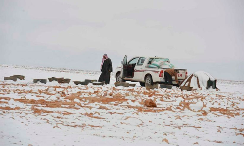 മ​ഴ​യും മ​ഞ്ഞു​വീ​ഴ്​​ച​യും:  തണുപ്പുറയും കാലത്തേക്ക്​ സൗദി അറേബ്യ