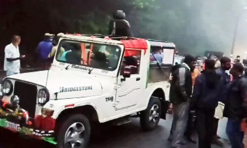 എൻ.ഡി.എ പ്രചാരണ വാഹനത്തിനുനേരെ പുളിയറയിൽ ആക്രമണം; അഞ്ചുപേർ പിടിയിൽ