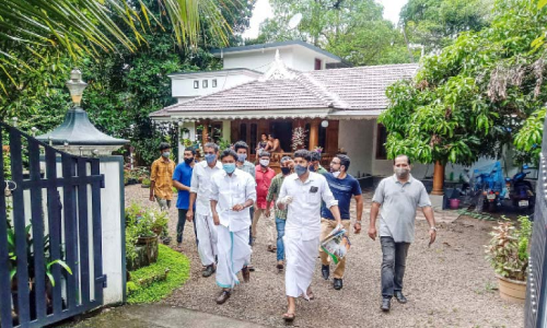 സ്ഥാനാര്‍ഥിക്ക് കോവിഡ്; പ്രചാരണം ഏറ്റെടുത്ത് എം.എല്‍.എ