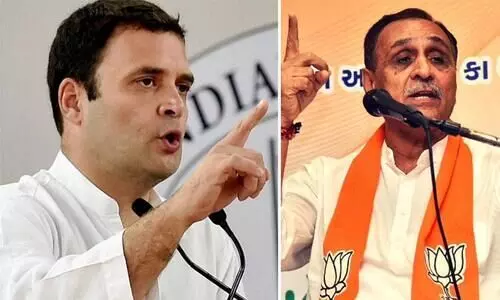 Rupani challenges Rahul Gandhi: Tell the difference between coriander and fenugreek