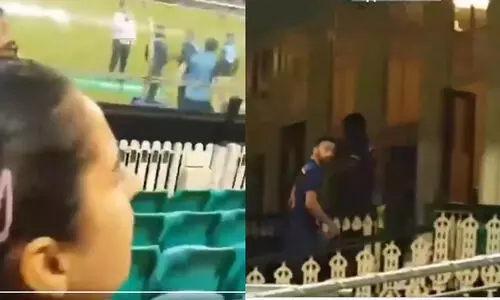 കർഷകരെ പിന്തുണക്കൂ; ഇന്ത്യൻ ക്രിക്കറ്റ്​ ടീമിനോട്​ അലറിവിളിച്ച്​ പെൺകുട്ടി VIDEO