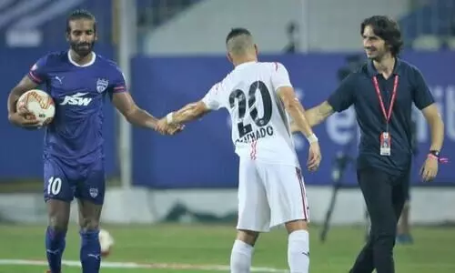 ബംഗളൂരു-​േനാർത്ത്​ ഈസ്​റ്റ്​ ആവേശപ്പോരാട്ടം സമനിലയിൽ