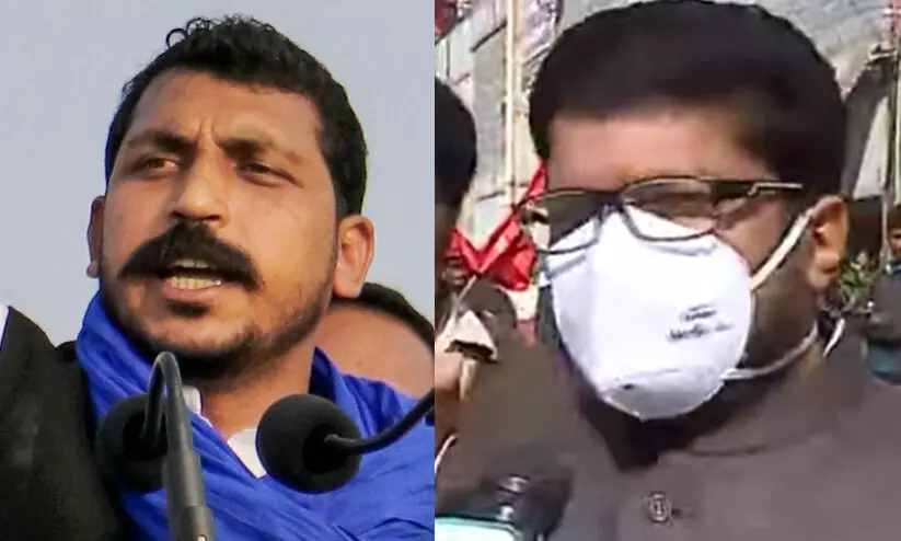 ഭാരത് ബന്ദ്: ചന്ദ്രശേഖർ ആസാദ് കസ്റ്റഡിയിൽ; കെ.കെ. രാഗേഷും പി. കൃഷ്ണപ്രസാദും അറസ്റ്റിൽ