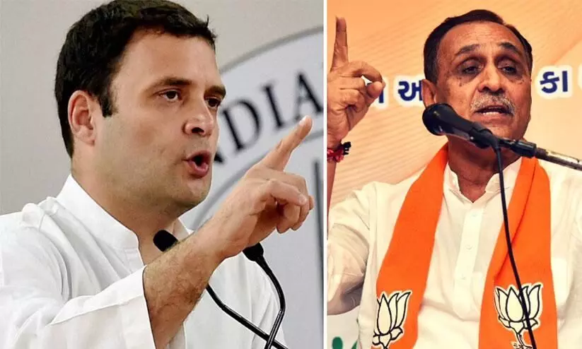 Rupani challenges Rahul Gandhi: Tell the difference between coriander and fenugreek Rupani challenges Rahul Gandhi: Tell the difference between coriander and fenugreek