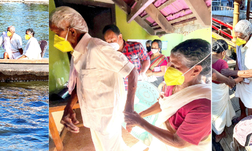 ക​രു​ത​ലി​െൻറ കൈ​പി​ടി​ച്ച്​ പുരുഷനും തങ്കമ്മയും