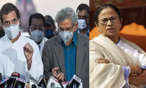 രാ​ഷ്​ട്ര​പ​തി​യെ കണ്ട പ്രതിപക്ഷ സംഘത്തിൽ തൃ​ണ​മൂ​ൽ ഇ​ല്ല; അ​തൃ​പ്​​തി