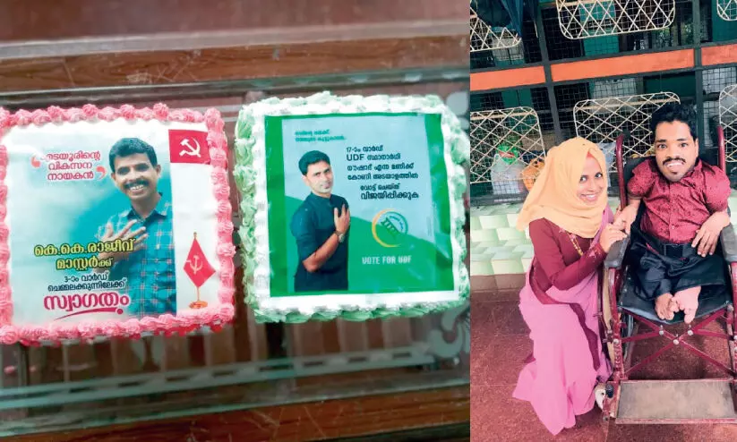പ്രചാരണത്തിന്​ മാധുര്യമേകി സ്വാലിഹി​െൻറ കേക്കുകളും
