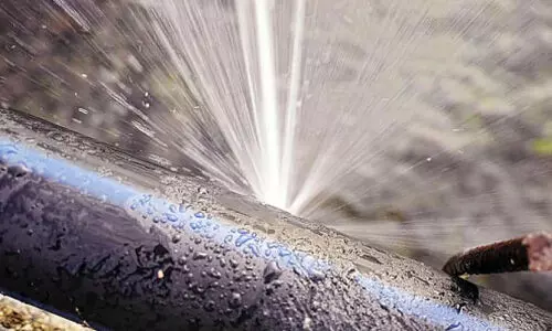 ജ​പ്പാ​ൻ ജ​ല​പ​ദ്ധ​തി​യു​ടെ ലീ​ഡി​ങ്​ പൈ​പ്പി​ൽ ചോ​ർ​ച്ച