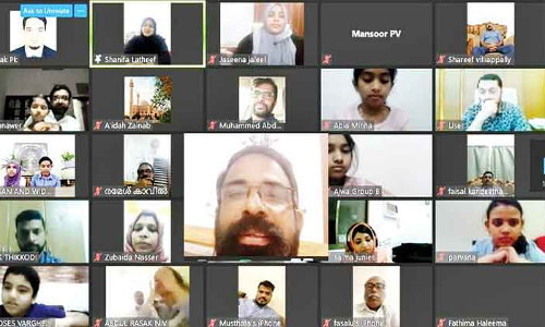 മലയാളം ഓൺലൈൻ പഠനക്ലാസ്​ സമാപിച്ചു
