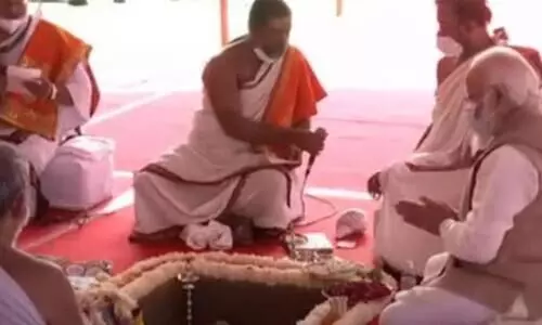 971 കോടി രൂപ ചെലവിൽ നിർമ്മിക്കുന്ന പുതിയ പാർലമെന്‍റ് മന്ദിരത്തിന്‍റെ ഭൂമിപൂജ ആരംഭിച്ചു