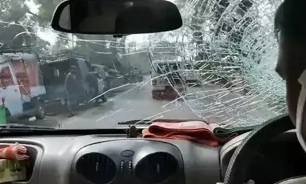 ബംഗാളിൽ ജെ.പി. നദ്ദയുടെ വാഹനവ്യൂഹത്തിന്​ നേരെ ആക്രമണം; സ്​പോൺസേഡ്​ വയലൻസെന്ന്​ അമിത്​ഷാ