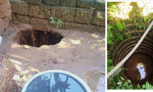 അലക്കിക്കൊണ്ടിരിക്കെ ഭൂമി താഴ്​ന്ന്​ വീട്ടമ്മ അപ്രത്യക്ഷയായി; പൊങ്ങിയത് അടുത്ത വീട്ടിലെ കിണറ്റിൽ