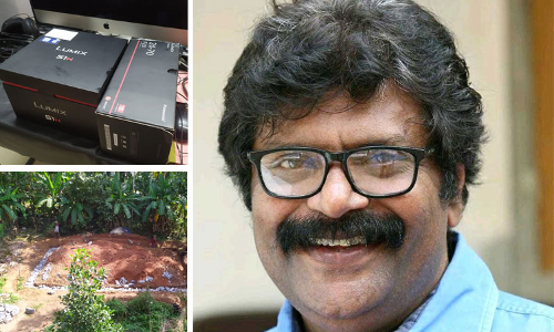 മമധർമക്ക്​ വീട്ടുമുറ്റത്ത്​ 900 സ്ക്വയര്‍ ഫീറ്റ് ഷൂട്ടിങ്​ ഫ്ലോര്‍, 6K കാമറ, ഖുക്രി കത്തികൾ; രണ്ടും കൽപ്പിച്ച്​ അലി അക്​ബർ