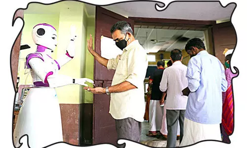 താരമായി സായ റോബോട്ട്