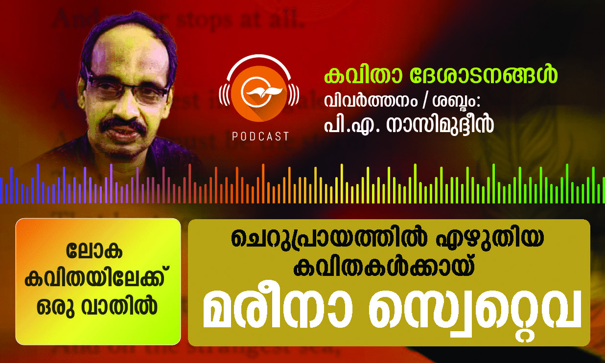 ചെറുപ്രായത്തിൽ എഴുതിയ കവിതകൾക്കായ് - മരീനാ സ്വെറ്റെവ