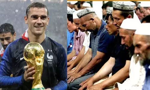 ഉയിഗൂർ മുസ്​ലിംകൾക്ക്​ ഐക്യദാർഢ്യം, ഗ്രീസ്​മാന്​ കൈയടിച്ച്​ കായിക ലോകവും മനുഷ്യാവകാശ പ്രവർത്തകരും