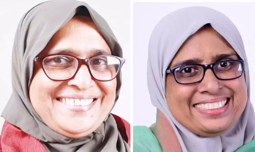 Fighting sisters in election