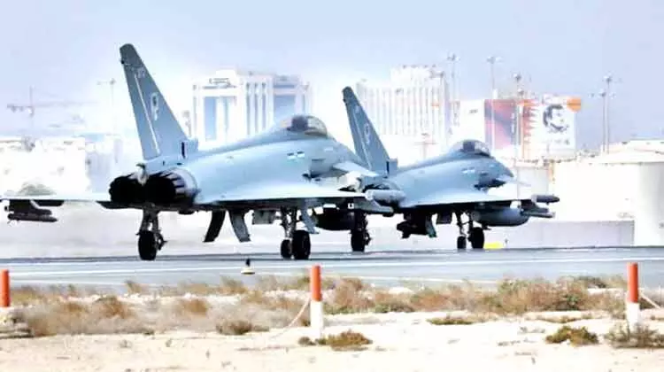 സ്ക്വാേഡ്രാൺ: ടൈഫൂൺ പോർവിമാനങ്ങൾ ഖത്തറിൽ സ്ക്വാേഡ്രാൺ: ടൈഫൂൺ പോർവിമാനങ്ങൾ ഖത്തറിൽ