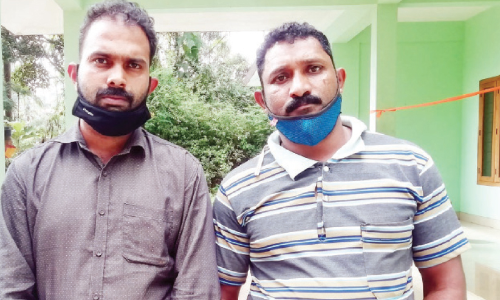 മു​ള്ള​ൻ​പ​ന്നി​യെ കൊ​ന്നു: ര​ണ്ടു​പേ​ർ അ​റ​സ്​​റ്റി​ൽ