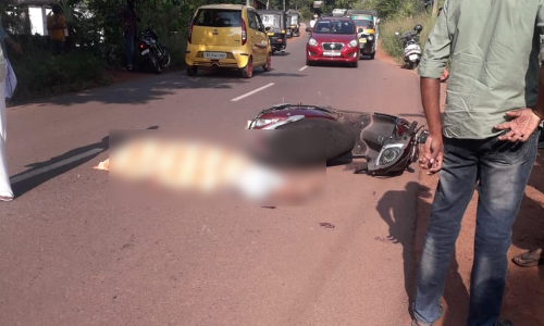 ഭാര്യയോടൊപ്പം പോകവേ സ്​കൂട്ടറിൽ ബസ്സിടിച്ച്​ വ​യോധികന്​ ദാരുണാന്ത്യം