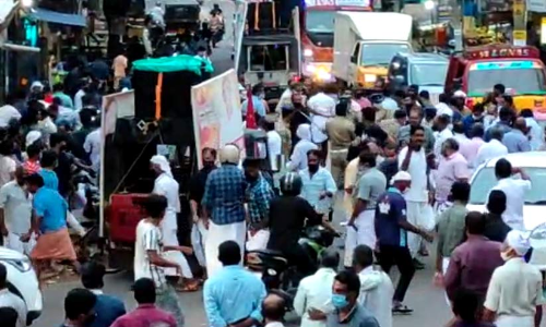 മലപ്പുറം വാഴക്കാട് കലാശക്കൊട്ടിനിടെ നേരിയ സംഘർഷം; പൊലീസ് ലാത്തിവീശി