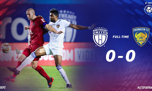 ഗോളില്ലാതെ വീണ്ടും; നോർത്ത്​ ഈസ്​റ്റ്​ -ചെന്നൈയ്യിൻ മത്സരം സമനിലയിൽ