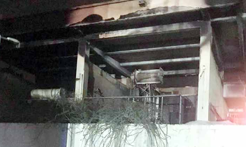 ഖോർഫക്കാനിൽ ട്രാൻസ്ഫോർമറിന് തീപിടിച്ചു