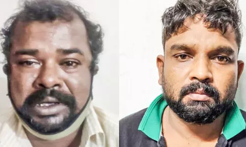 ബൈക്കിലെത്തി മാല കവർന്ന രണ്ടുപേർ അറസ്​റ്റിൽ