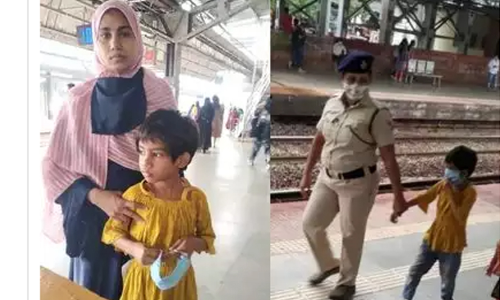 പൊന്നുമോളെ തിരിച്ചു തന്നതിന്​ വനിതാ കോൺസ്​റ്റബിളിനോട്​ നന്ദി പറഞ്ഞ്​ മതിവര​ാതെ റിജ്​ബാൻ