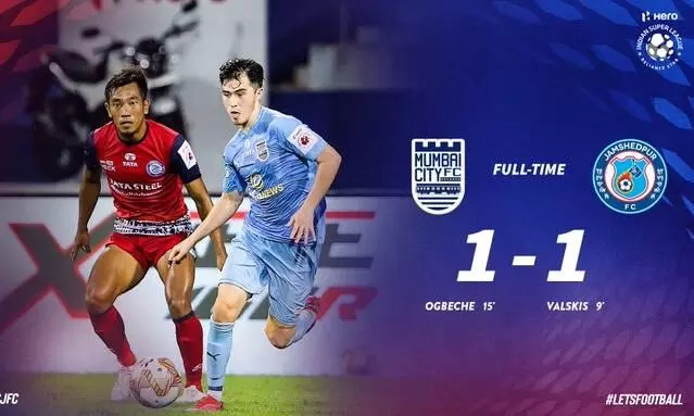 ഉരുക്കുകോട്ട തീർത്ത്​ ജാംഷഡ്​പൂർ; മുംബൈക്ക്​ പൂട്ട്​