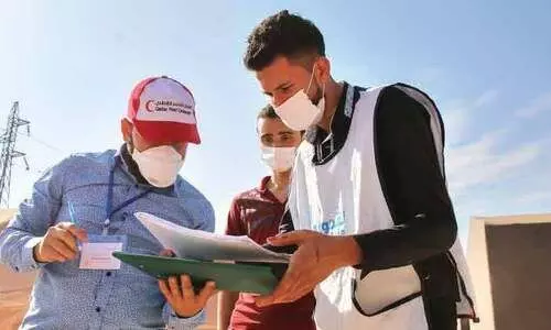 സി​റി​യ​യി​ൽ പോ​ളി​യോ വാ​ക്സി​ൻ വി​ത​ര​ണ​വു​മാ​യി ഖ​ത്ത​ർ റെ​ഡ്ക്ര​സ​ൻ​റ്​