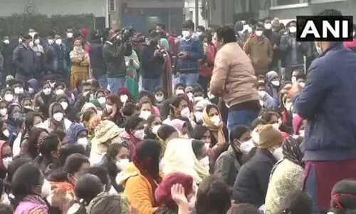 AIIMS nurses Strike