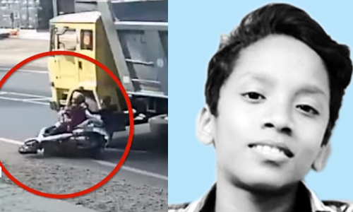 അമ്മയോടൊപ്പം സ്‌കൂട്ടറില്‍ സഞ്ചരിക്കവെ ടിപ്പറിടിച്ച്​ 13കാരൻ മരിച്ചു
