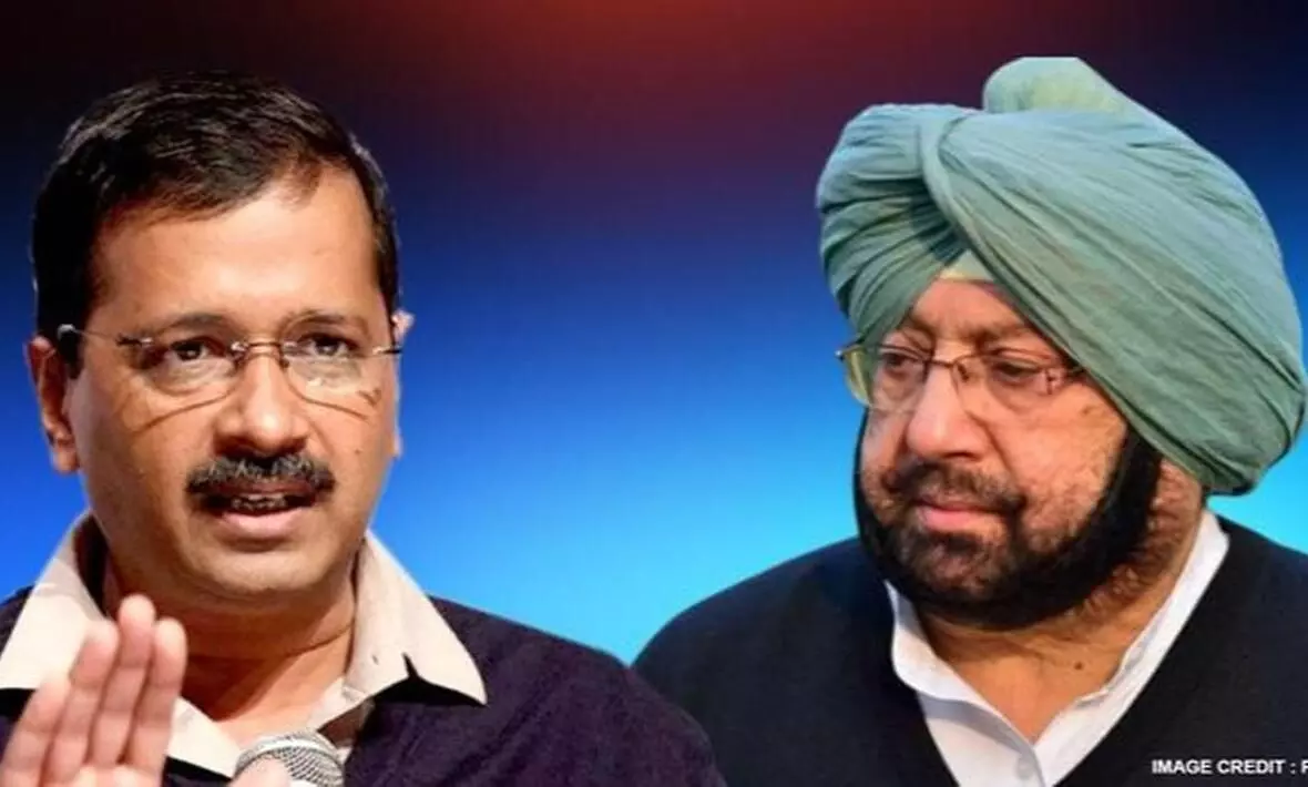 കെജ്​രിവാൾ നുണപറയുന്നു, എനിക്ക്​ നിങ്ങളെപ്പോലെ ബി.ജെ.പിയുമായി ബന്ധമില്ല -അമരീന്ദർ സിങ്​