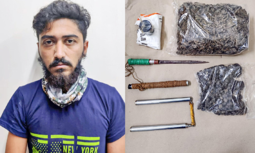 തേഞ്ഞിപ്പലത്ത് വൻ ലഹരിവേട്ട; പ്ര​തി​യി​ൽ​നി​ന്ന്​ ആ​യു​ധ​ങ്ങ​ളും പി​ടി​കൂ​ടി