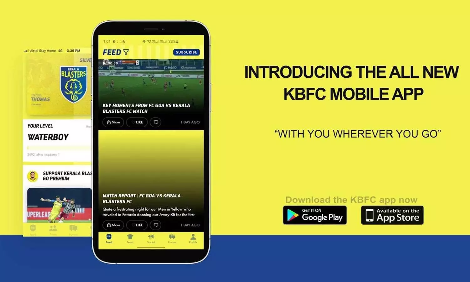 ആരാധകർക്കായി കിടിലൻ ആപ്പ്​ അവതരിപ്പിച്ച്​ കേരള ബ്ലാസ്​റ്റേഴ്​സ്​; ക്ലബ്ബുമായി ബന്ധപ്പെട്ട വിശേഷങ്ങൾ ഇനി വിരൽതുമ്പിൽ