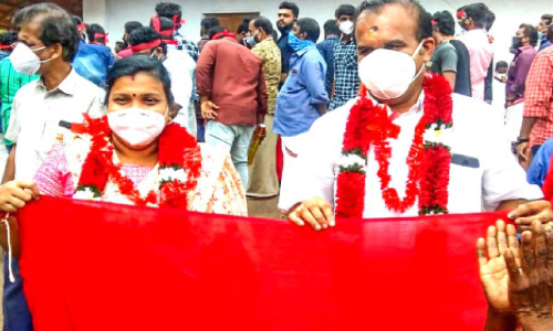 ദമ്പതികൾക്ക് തെരഞ്ഞെടുപ്പിൽ തിളക്കമാർന്ന വിജയം