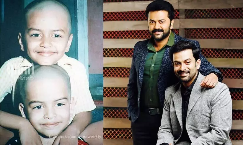 മൊട്ടത്തലയിൽ പുഞ്ചിരിച്ച്​ ചേട്ടനും കുഞ്ഞനിയനും; ഇന്ദ്രന്​ പിറന്നാൾ ആശംസയുമായി പൃഥ്വി