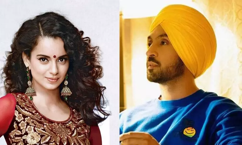 Kangana and Diljit
